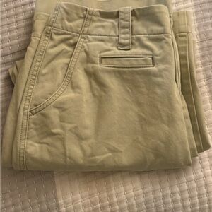 Madewell sage green chino pant